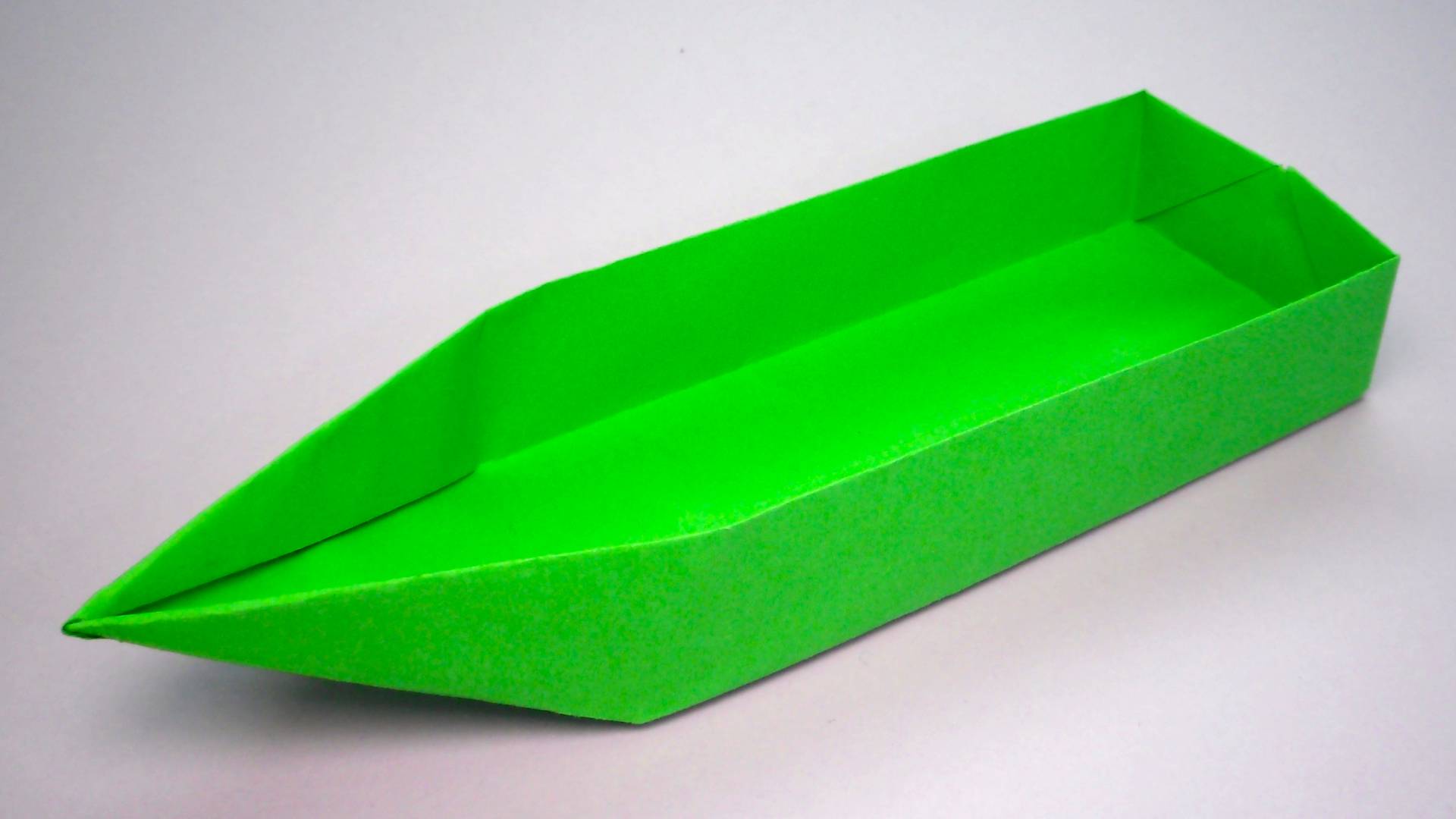 Как сделать Лодку из бумаги без клея | Оригами Кораблик своими руками