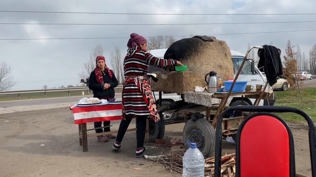 Популярный уличная еда в Узбекистан! Сукок самса. смотреть онлайн