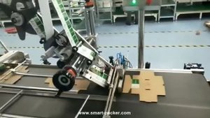 Автоматическая развернутая картон коробки картонной коробки с плоской маркировки машины верхняя лин