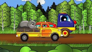 Мультики про машинку Пому и Машу Капуки. Учим букву Н. Азбука с Машей