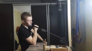Самодельный блочный тренажер из дерева. Деревянный тренажер для армрестлинга.