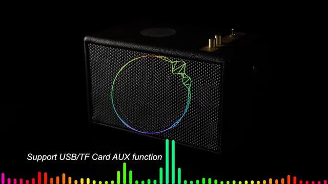 Portable Wooden Bluetooth Speaker with Bluetooth AUX IN/ FM Radio MW-232 смотреть онлайн