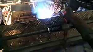 Станок Самодельный для наплавки тормозных валов