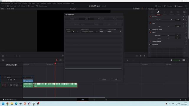 Solo se escucha por un lado? De MONO a ESTEREO | Davinci Resolve смотреть онлайн