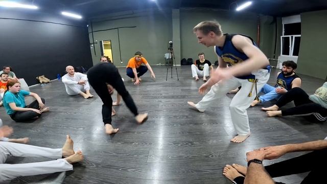 Roda de capoeira. 28.03.2024. Russian center for capoeira