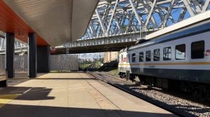 Новая станция МЦД-2 Печатники. Электропоезда ЭП2Д-0085 «Рэкс-Экспресс», ЭГ2Тв-038 «Иволга 2.0»