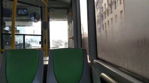 Электробус БКМ Е-321 гос. № АС 5550-7 маршрут №45 в Минске (ПОЕЗДКА)