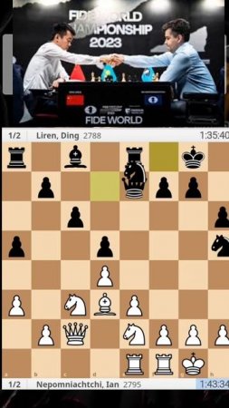 2023 FIDE World Championship | Round 3 | GM Ian Nepomniachtchi VS GM Ding Liren