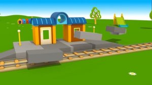 Веселая Школа и Маша Каупки Кануки - Видео для детей - Грузовичок Лева строит станцию