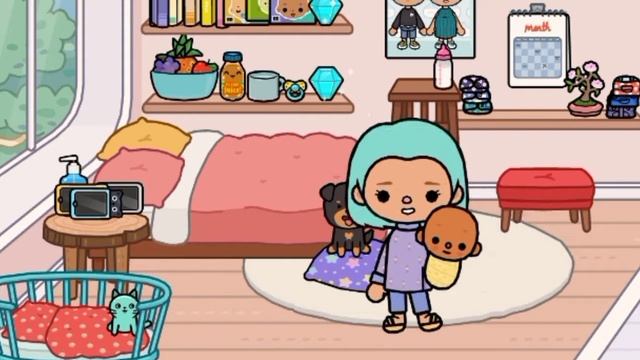 {🌼}Короче говоря.... Я СТАЛА МАМОЙ в тока бока/мой влог 6/ toca boca 🐈🕊️} смотреть онлайн