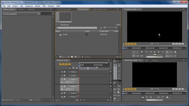 Premiere Pro CS4 #6.인터페이스 살펴보기 смотреть онлайн