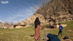 Weaving Silk Thread by Hand to carry Cradles and Firewood: Nomadic life of Iran