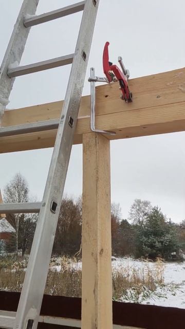 Гвозди против саморезов | Бытовка с вольером и террасой своими руками | 22 серия смотреть онлайн