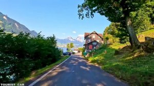 Поездка по Швейцарии (ЭММЕТТЕН), одной из самых красивых деревень Швейцарии