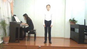 "Мама меня учит музыке" Детская песня