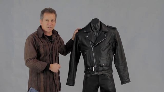 Leather Image LMJ Male Leather Jacket смотреть онлайн