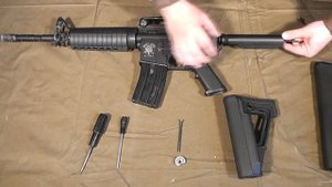 [M4A1] Установка телескопического приклада Crane stock