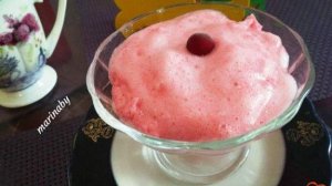 Клюквенный мусс