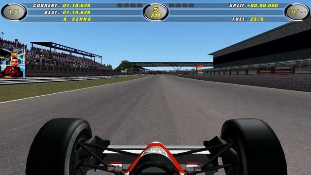F1 Challenge 99-02 Mod F1 1988 McLaren Honda MP4/4 Ayrton Senna Onboard Lap Silverstone смотреть онлайн