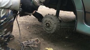 Установка колеса 4х100 на ваз 2115