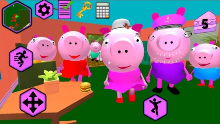 Piggy Neighbor Family Escape Gameplay Level 16 To 20