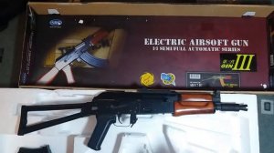 Обзор SRC SR-74U  АКС 74У AEG Series 6mm Airsoft Rifle. АКСУ 74 от СРЦ.