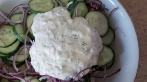 Огуречный салат: