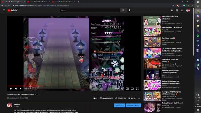 Touhou project: Guida ITA "avanzata" alla pratica, metodo efficiente di pratica per le 1cc смотреть онлайн