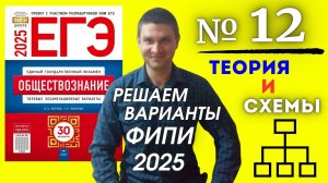 Полный разбор 12 варианта фипи Котова Лискова | ЕГЭ по обществознанию 2025 | Владимир Трегубенко