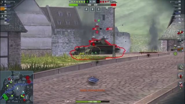 WoT Blitz. AMX 50 100-Три снаряда до капитуляции. смотреть онлайн