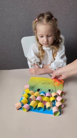 Учимся вырезать ножницами. Занятия для детей от 3 лет.