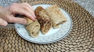 Хит сезона! Блины из зелёной гречки с начинкой