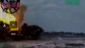 Прилёт авиабомбы по позициям ВСУ.