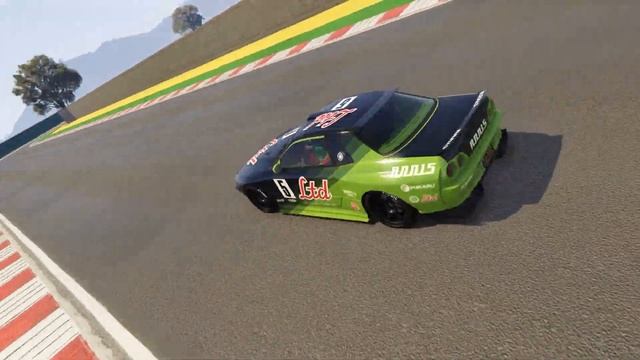 Racing at Monza in GTA Online with Elegy Retro Custom