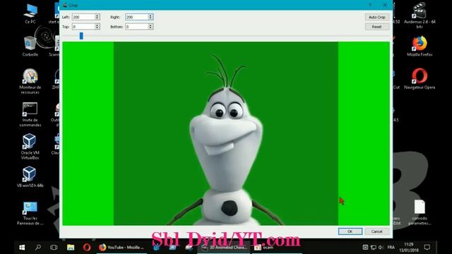 Avidemux 2.6 recadrer crop video  contrast tuto FR