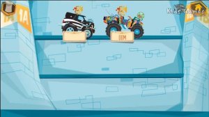 Собираем монстртрак. Гонки на джипе с большими колесами! Мультфильм.