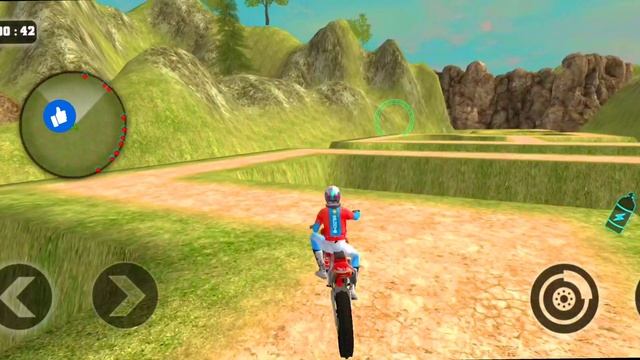 Uphill Offroad Motorbike Rider Bike Motor Dirt Racer Motocross Racing - Android GamePlay