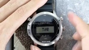 how to use NORTH EDGE AQUA WATCH?