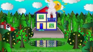 Мультфильм про пожарную машину. Весёлая Мозайка
