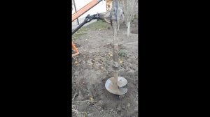 Бур для минитрактора