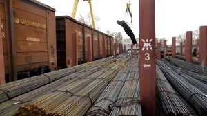Выгрузка с вагона арматура производство Россия