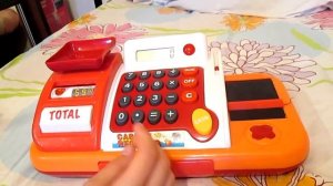 Демонстрация обзор игрушка - Детский кассовый аппарат