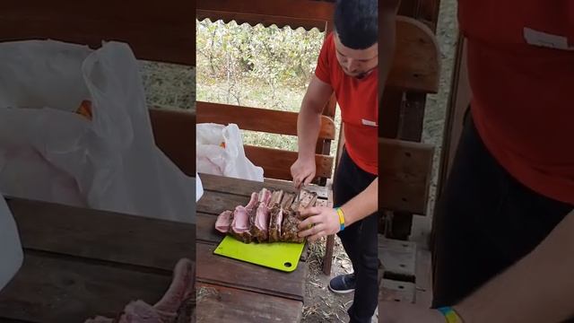 Супер стейк! Свиная корейка Royal на мангале-Антон Матвеев.Оригинал.