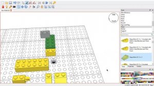 Моделирование в LeoCAD. Модель Лев (Lion)