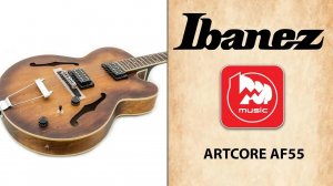 Полуакустическая гитара IBANEZ ARTCORE AF55 TOBACCO FLAT