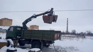 газ 66 грейфер-манипулятор