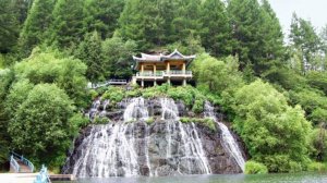 리명수폭포. Водопад Лимёнсу.