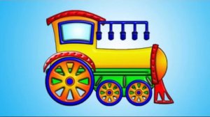 Мультфильмы для детей - конструктор, паровозик и Солнечный Сюрприз