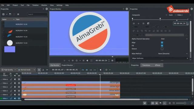 How To Create Simple intro in Kdenlive 2017 Part 02 смотреть онлайн