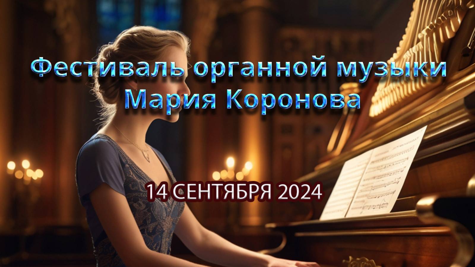 🎶 Фестиваль органной музыки в пансионате "Шепси" 🎼 Выступление Марии Короновой смотреть онлайн